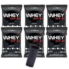 6x Whey Turbo Refil - 907g - Black Skull + Coqueteleira (Modelo Variado)