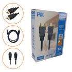 7 Cabo HDMI Premium Gold High Speed Ethernet 2m Certificado - Pix