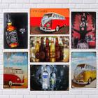 7 Placas Metal Quadros Decorativos Churrasqueira Garagem Bar