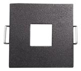 7 Spot Olho De Moscou Mini Dicroica Preto Aluminio 6Cm Alu48