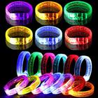 72 Packs Pulseiras LED Brilho 12 Brilho de Cor Neon no Escuro Iluminar Pulseira Suprimentos de Festa para Crianças Adultos Piscando Pulseira LED Brinquedo para Concertos Aniversários Festivais de Carnaval Festa Favores - Hungdao