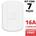 7un Interruptor Paralelo Three Way 16A Com Placa Blanc Mais FAME