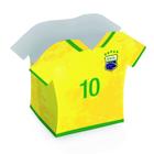 8 Cachepot Camisa 10 Vai Brasil 9X7,5X11,5Cm Dec. Festas