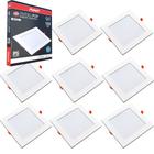 8 Painel Led Quadrado Embutir 18w 6500K Bivolt 22cm Avant