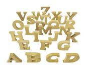 80 Letras de a - Z Mdf 15mm 8cm Altura Mdf Madeira - ATACADÃO DO ARTESANATO MDF