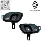 806713711r - kit com 2 puxadores internos da porta - esquerda - direita - 2016 à 2017 - kwid - RENAULT GENUINA