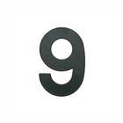 8820 numero 9 145mm aco preto - bemfixa