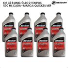 8M0090193 Óleo Quicksilver Tcw3 2 Tempos 500ml Kit C/8