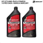 8M0158794 Óleo Mercury 10w30 Motores V4 E V6 1 Litro Kit C/2