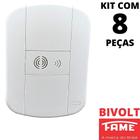 8un Campainha Cigarra Bivolt Com Placa Blanc Mais FAME