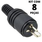 8un Conector Plug Paf Din 2 Pinos Macho Philips Akai Grundig Marantz Sansui Telefunken