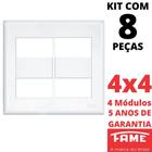 8un Placa 4X4 04 Módulos Com Suporte Evidence