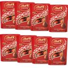 8X Bombom Chocolate Suiço Lindt Lindor Ao Leite 37G