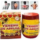 9 Gel Massageador Fazenda Vale Pomada de Abelha Extra Forte Pote 200g