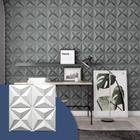9 Placas 3D Decorativo 50cmx 50cm Parede Kit Mini Estrelar Casa Sala Cozinha Banheiro Alto Relevo Textura Realista