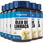 9 Potes Óleo de Linhaça 1000mg 60cps Fitoprime