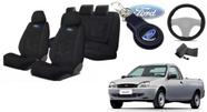 90Kit Premium Ford Courier 2000-2013:Capas+Volante+Chaveiro - Iron Tech