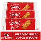 96 Biscoitos - 3 Pacotes x 32 - Lotus Biscoff