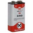 9v Bateria Mox 240 Mah Recarregável Original Multiuso