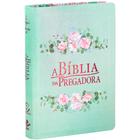 A Bíblia da Pregadora - ARC - Capa PU Verde Floral