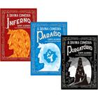 A Divina Comédia Coleção Em 3 Volumes Inferno Purgatório e Paraíso Dante Alighieri, 720 Páginas