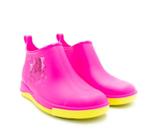 A galocha Grendene Kids Mattel Fast Rain Rosa/Amarelo