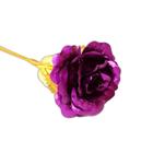 A Rosa Encantada Golden Rose Flores Decoração Lilás - Amor Lindo