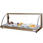 A-VF92 - Vitrine fria Alfa 92cm Café com 20 Gelo-X - Bivolt - Omega