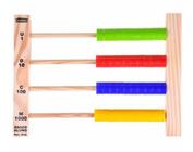 Ábaco Fechado - Em Madeira - Formação De Conceitos Matemáticos