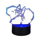 Abajur 3D Acrílico do Homem-Aranha - Luminária de Mesa LED USB