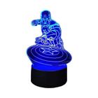 Abajur 3D Acrílico do Homem-Aranha - Luminária de Mesa LED USB