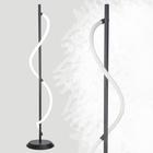 Abajur Coluna Moderno Rope 30W - Silicon LED 3000K - Preto