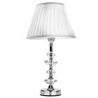 Abajur Cristal Toque Mesa Quarto Sala Decoração 50 cm - Ref. 851