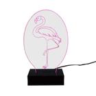 Abajur e Luminária Flamingo LED Rosa