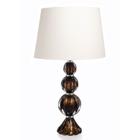 Abajur Em Cristal Murano Marrom 53cm São Marcos 110V