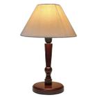 Abajur Farol com Cúpula de algodão cru