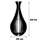 Abajur Grande de Chão GOTAS DE ORVALHO MDF Luminária -