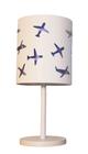 Abajur Infantil Infantil Aviões Cúpula 20x42 Cm Azul - Tom Luz