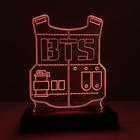 Abajur Luminária Bangtan Boys LED