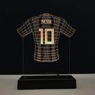 Abajur Luminária LED Camiseta Messi - Tecnotronics