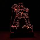 Abajur Luminária Led Homem de Ferro Iron man Marvel