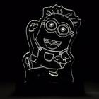 Abajur Luminária Led Minion Meu Malvado Favorito