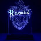 Abajur Luminária Mesa Corvinal Harry Potter Ravenclaw LED