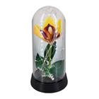 Abajur Luminária Rapunzel Enrolados 10cm Flor Lírio LED