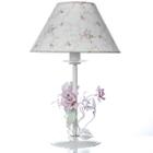 Abajur Metal Floral Rosa Quarto Bebê Infantil Menina - Potinho de mel