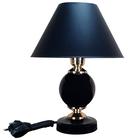 Abajur Moderno Decoração Quarto Sala Luminária Lamp Black Preto