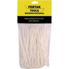 Abracadeira Nylon Fertak 2,5X 60 Branco C/100