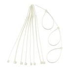 Abraçadeira Plástica - Nylon Branca Emb. 100 peças, Opção: Branco(a), Tamanho: 150,0 x 2,5mm - EDA