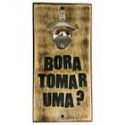 Abridor de Garrafa de Parede Rústico - Bora Tomar Uma 25x12 - Co2Beer