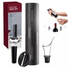 Abridor De Vinho Elétrico De Luxo - Saca Rolhas Automático - Eletric Wine Set